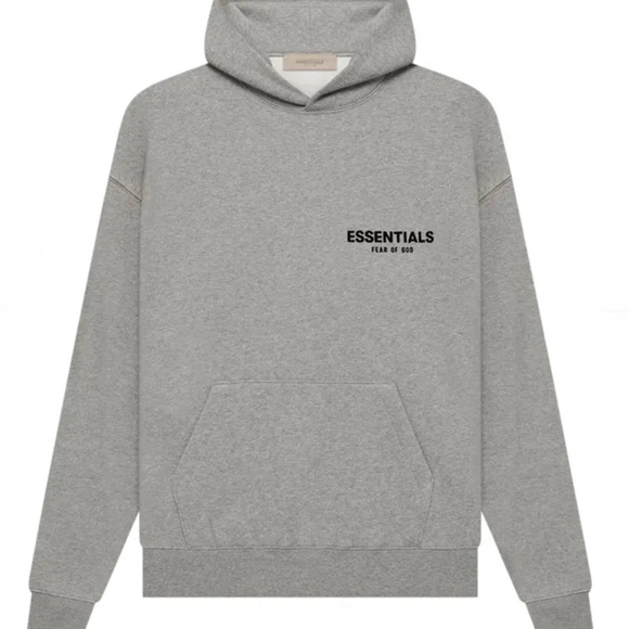 Fear of God Dark Essentials Oatmeal Hoodie - Picture 2 of 2